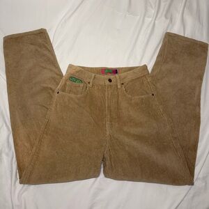 Empyre Tan Corduroy Straight Leg Pants